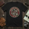Revolution Cycle Works Est. 1928 t-shirt featuring a vintage motorcycle graphic and gears