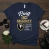 Ring Security Guard Rings text design featuring stylish typography on quality t-shirt