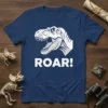 ROAR! Dinosaur T-Shirt eye-catching graphic design printed on comfortable cotton t-shirt