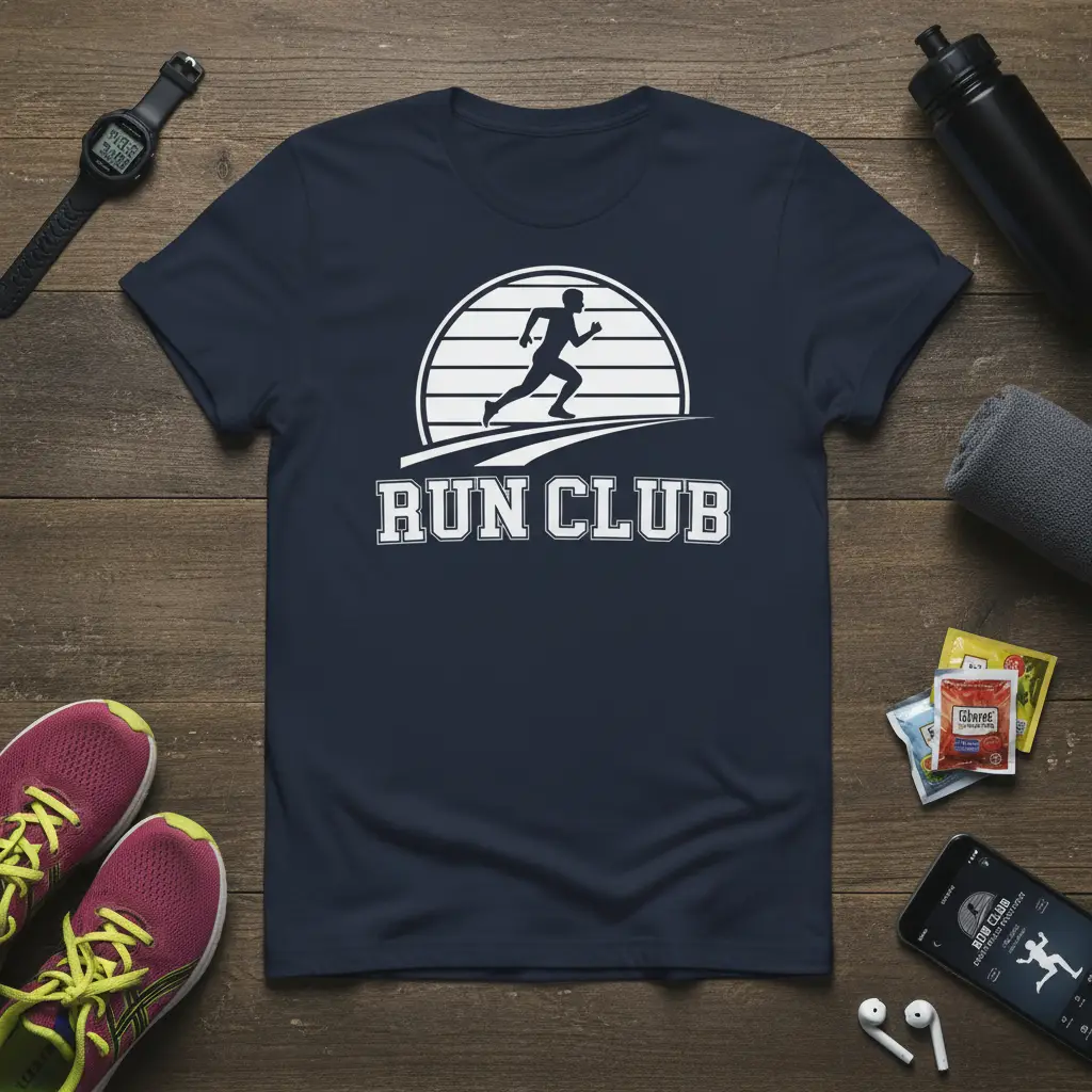 Run Club T-Shirt Fitness Enthusiast Gear