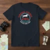Saratoga Springs Upstate New York t-shirt with horse racing graphic and text