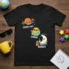 Saturn Yay Sunday Monday Not Fair eye-catching graphic design printed on comfortable cotton t-shirt