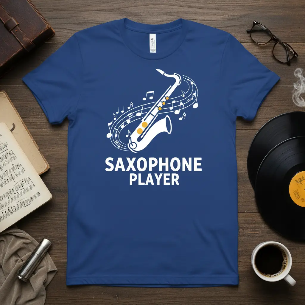Saxophone Player Music Lover Gift T-Shirt