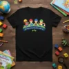 Scanlon Early Education Center t-shirt with colorful cartoon children and the center's name displayed prominently