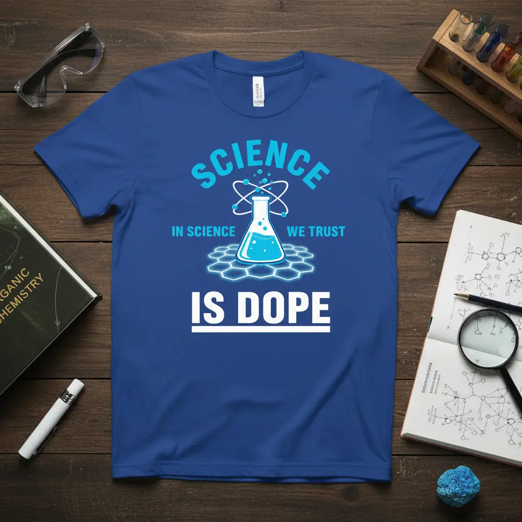 Science in Science We Trust Is Dope T-Shirt Funny Science Lover Gift