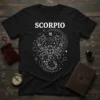 Scorpio Zodiac T-Shirt stylish graphic design printed on comfortable cotton t-shirt