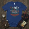 Scottish Tartan In My Soul t-shirt design with bagpipes and tartan ribbon graphic
