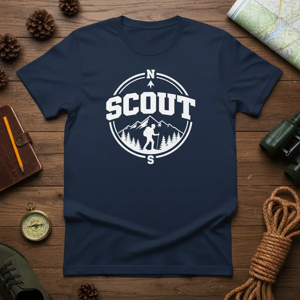 Scout T-Shirt Outdoor Adventure Camping Gear Gift