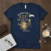 Christian t-shirt with "Search Me God And Know My Heart Psalm 139:23" text, featuring a glowing anatomical heart and a