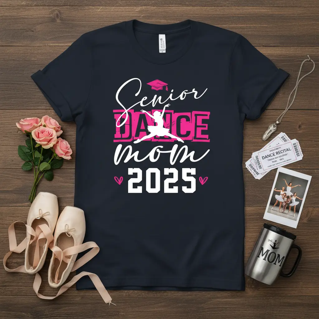 Senior Dance Mom 2025 Graduation Dance T-Shirt