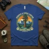 Sequoia & Kings Canyon National Park California USA t-shirt design with a giant sequoia tree and mountains