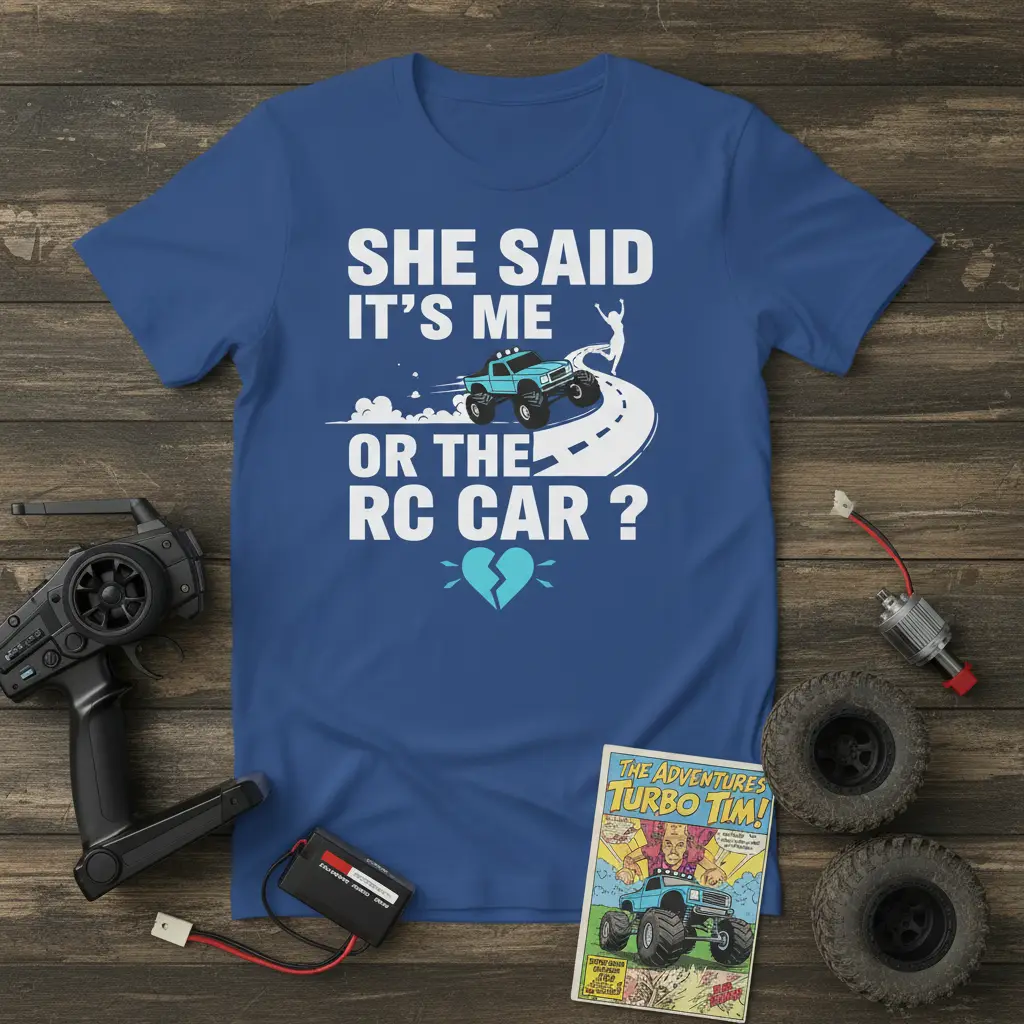 She Said It’s Me or the Rc Car T-Shirt Funny Rc Gift