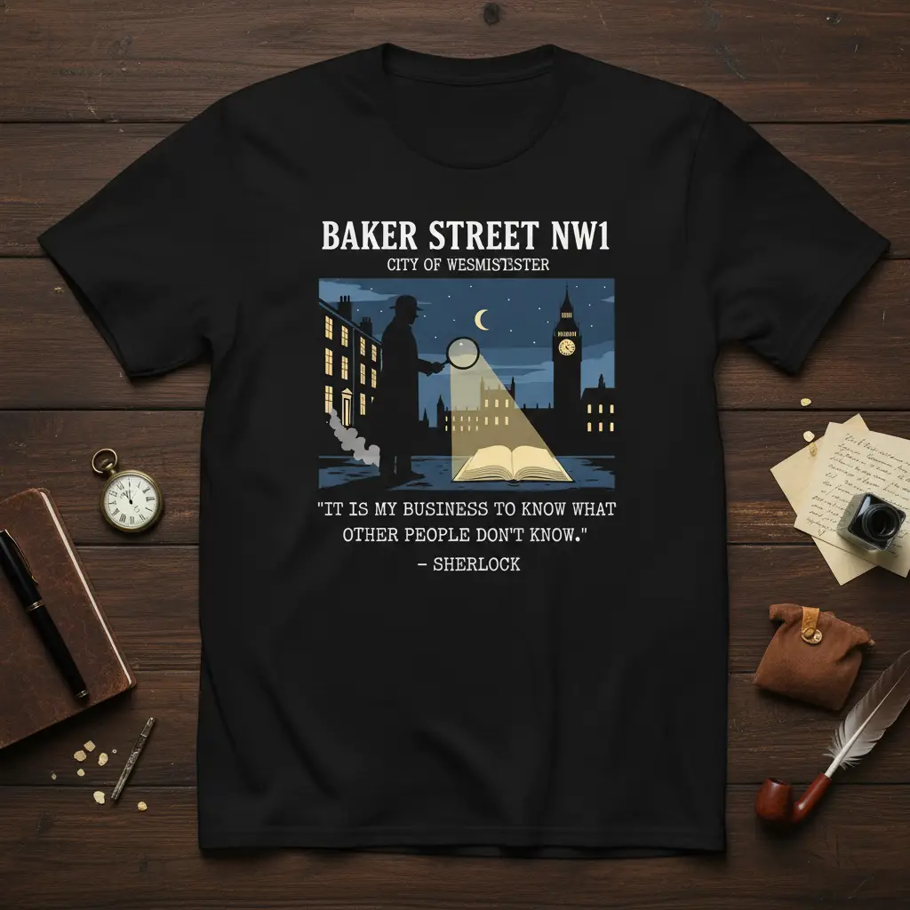 Sherlock Quote T-shirt: It Is My Business to Know What Other People