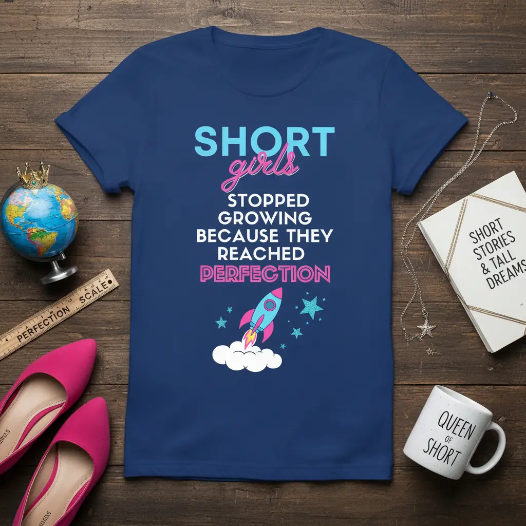 Short Girls Stopped Growing Perfection Tee