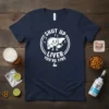 Shut Up Liver You're Fine funny medical humor t-shirt with a cartoon liver character and white text
