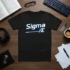 Sigma Σ bold graphic design printed on comfortable cotton t-shirt