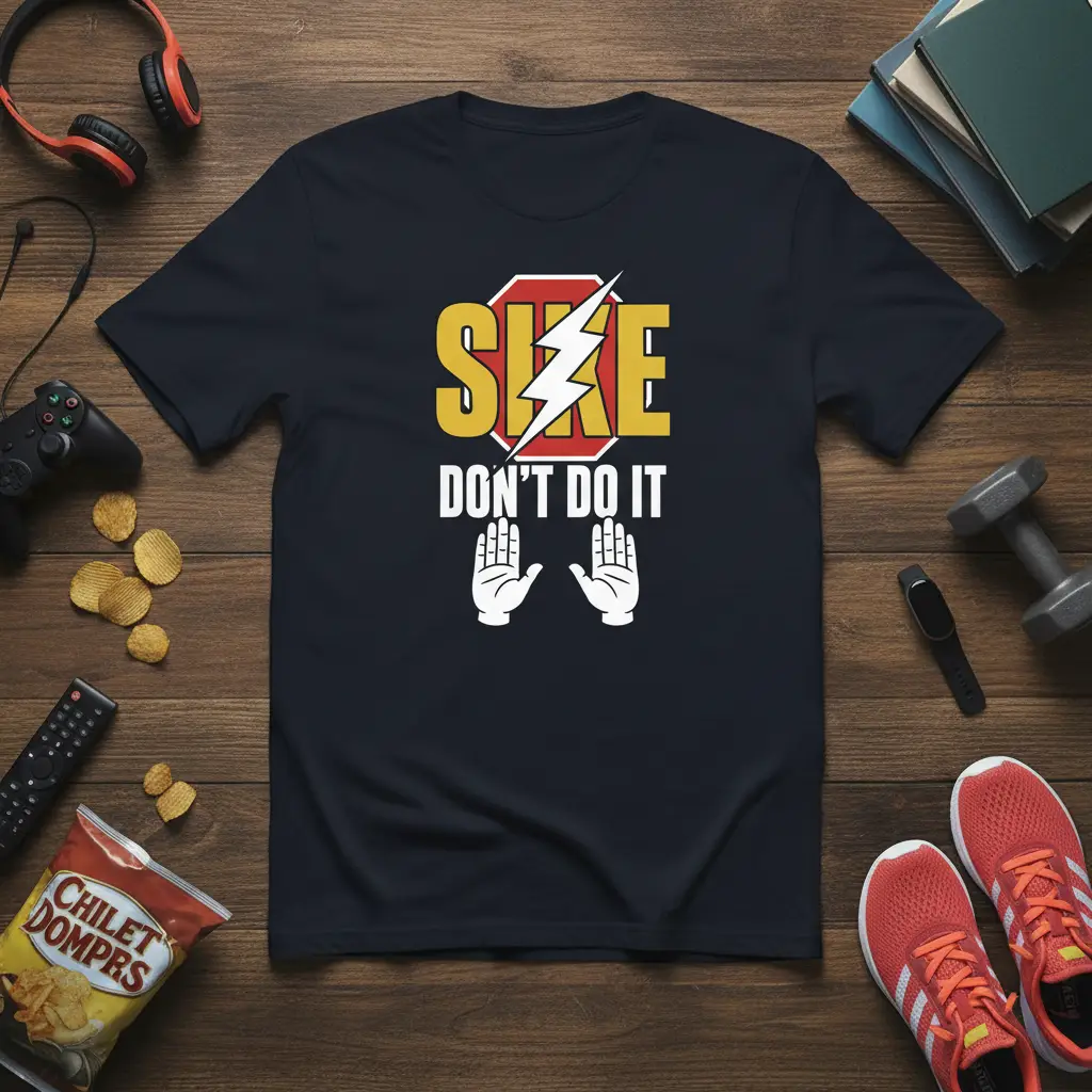 Sike Don’t Do It Funny Quote T-Shirt Humorous Meme Gift