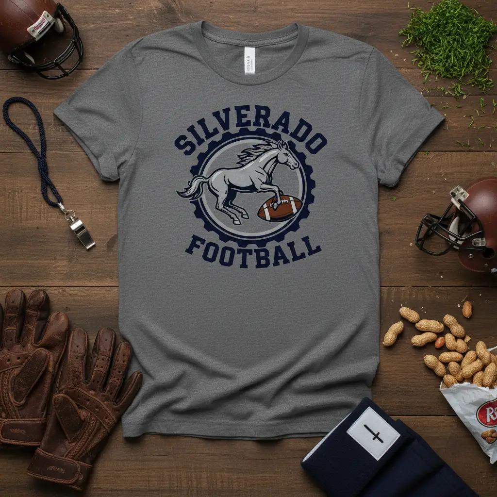 Silverado Football Team Spirit T-Shirt for Fans