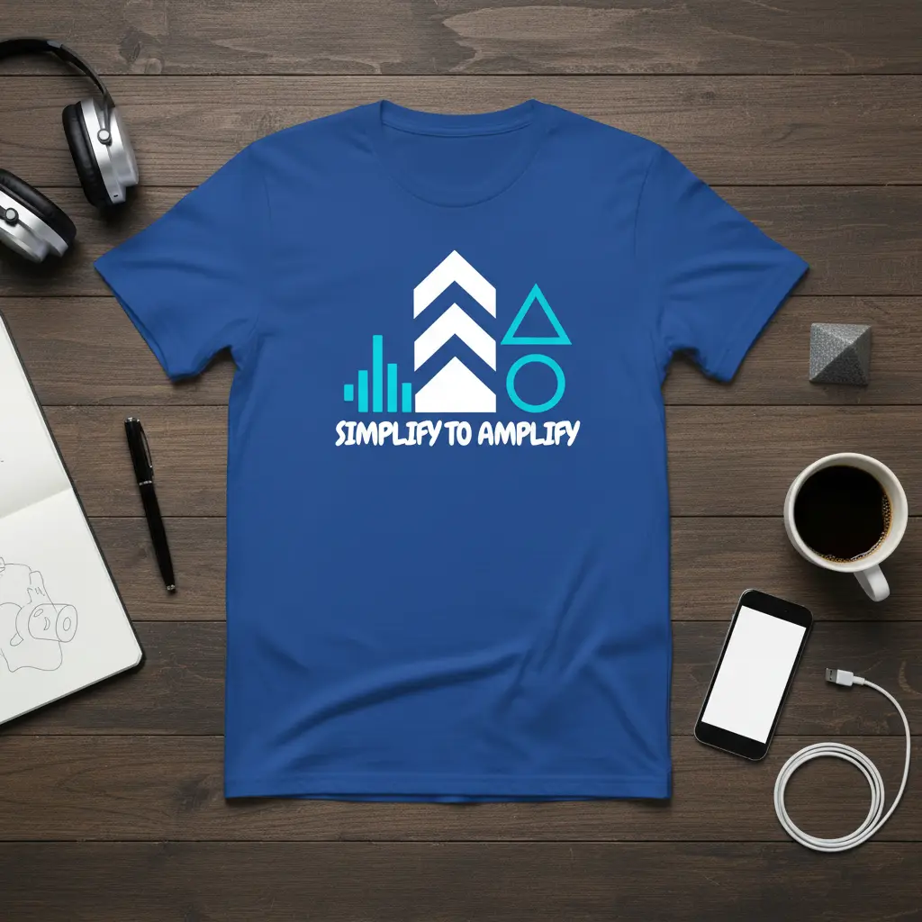 Simplify to Amplify T-Shirt Modern Graphic Design