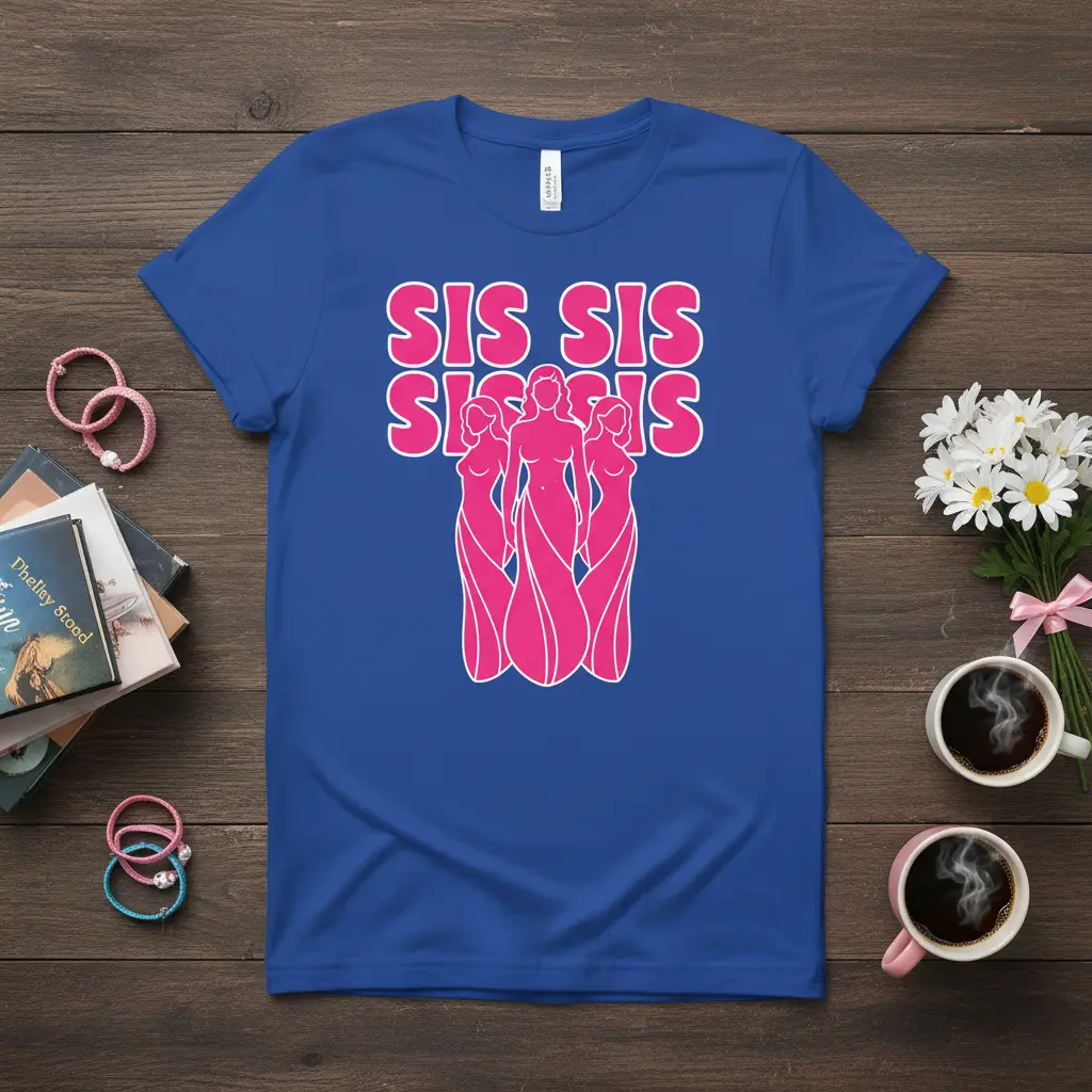 Sis Sis Sis Sis T-Shirt Perfect Sisterhood Gift Idea
