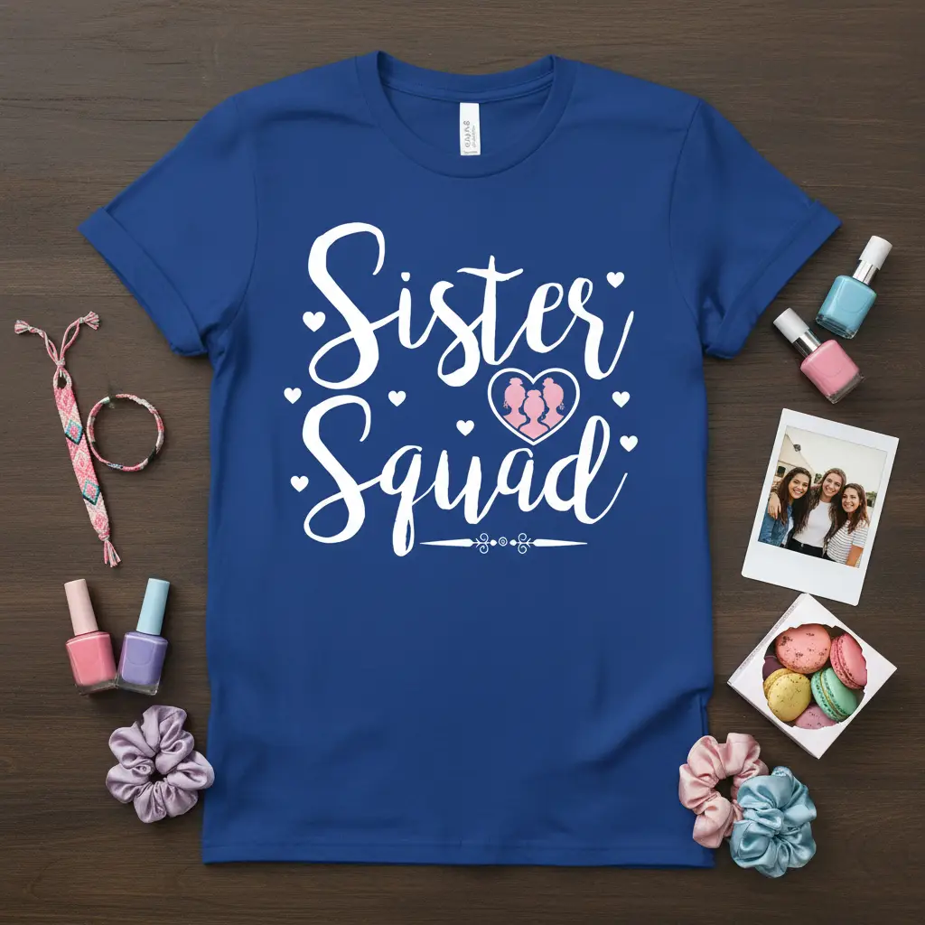 Sister Squad T-Shirt Best Gift for Sisters