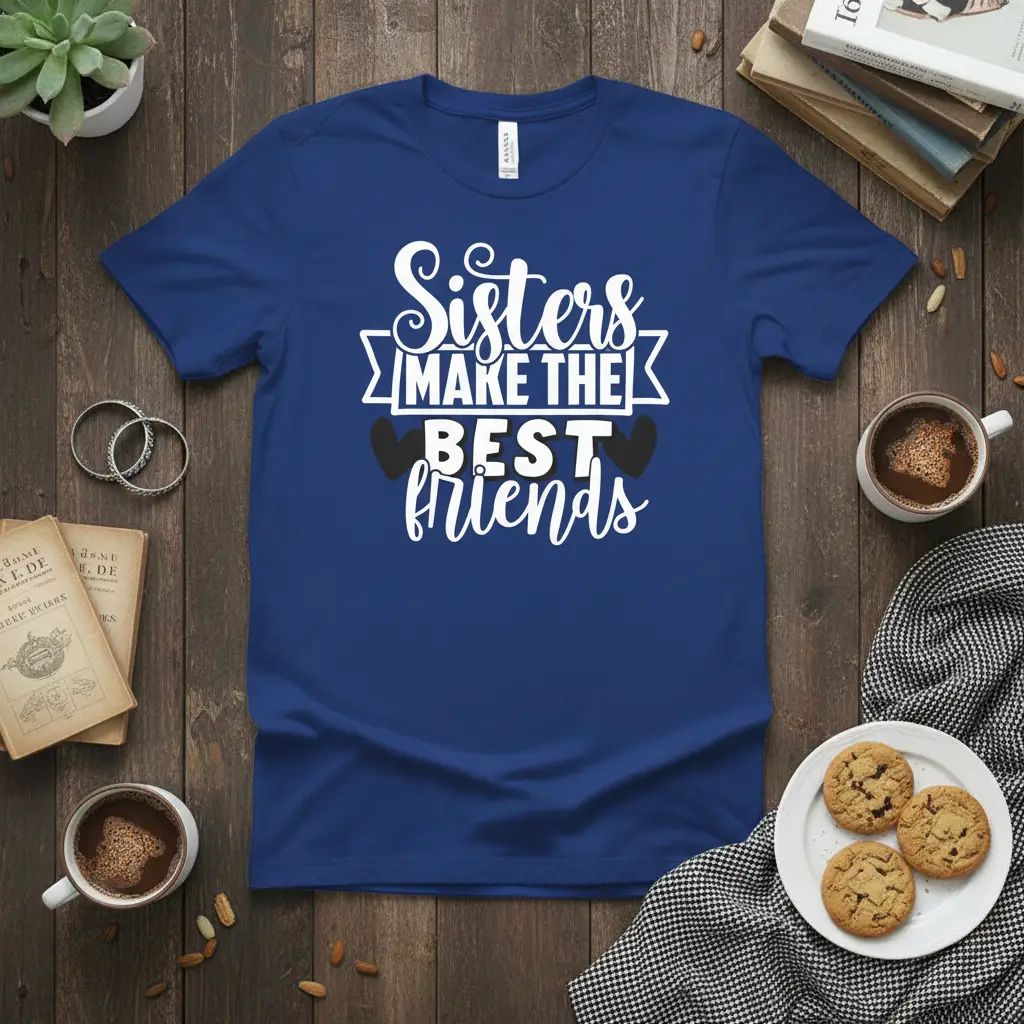 Sisters Make the Best Friends T-Shirt for Siblings