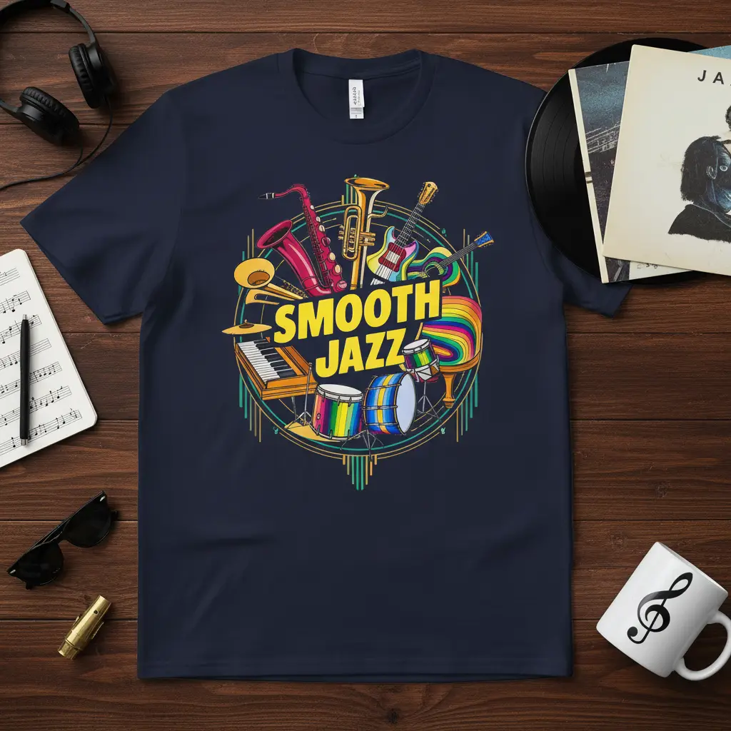 Smooth Jazz Music Lover T-Shirt Gift for Musicians