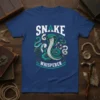 Snake Whisperer t-shirt featuring a detailed illustration of a cobra surrounded by smaller snakes