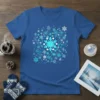Snowflake Pattern T-Shirt detailed graphic design printed on comfortable cotton t-shirt