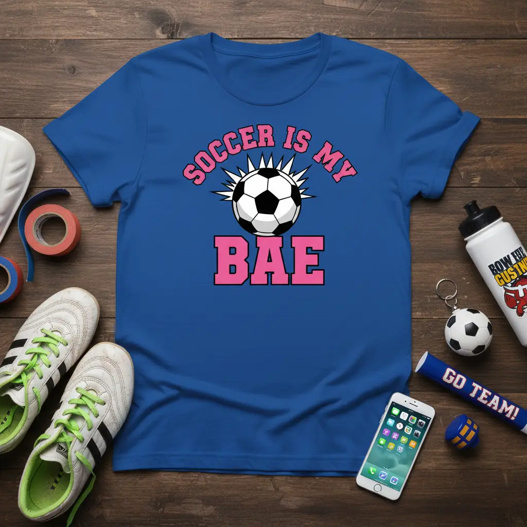 Soccer Is My Bae T-Shirt Funny Gift for Soccer Lovers