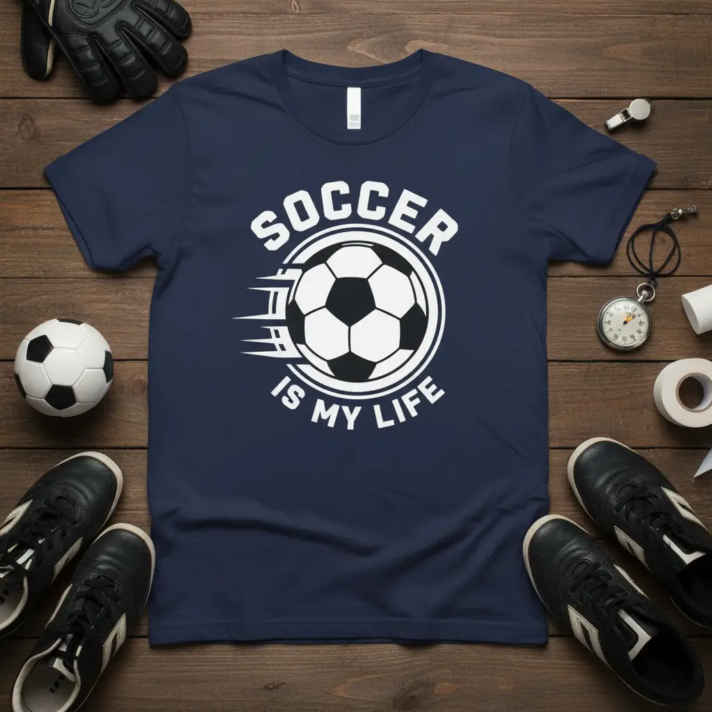 Soccer Is My Life T-Shirt for Passionate Players