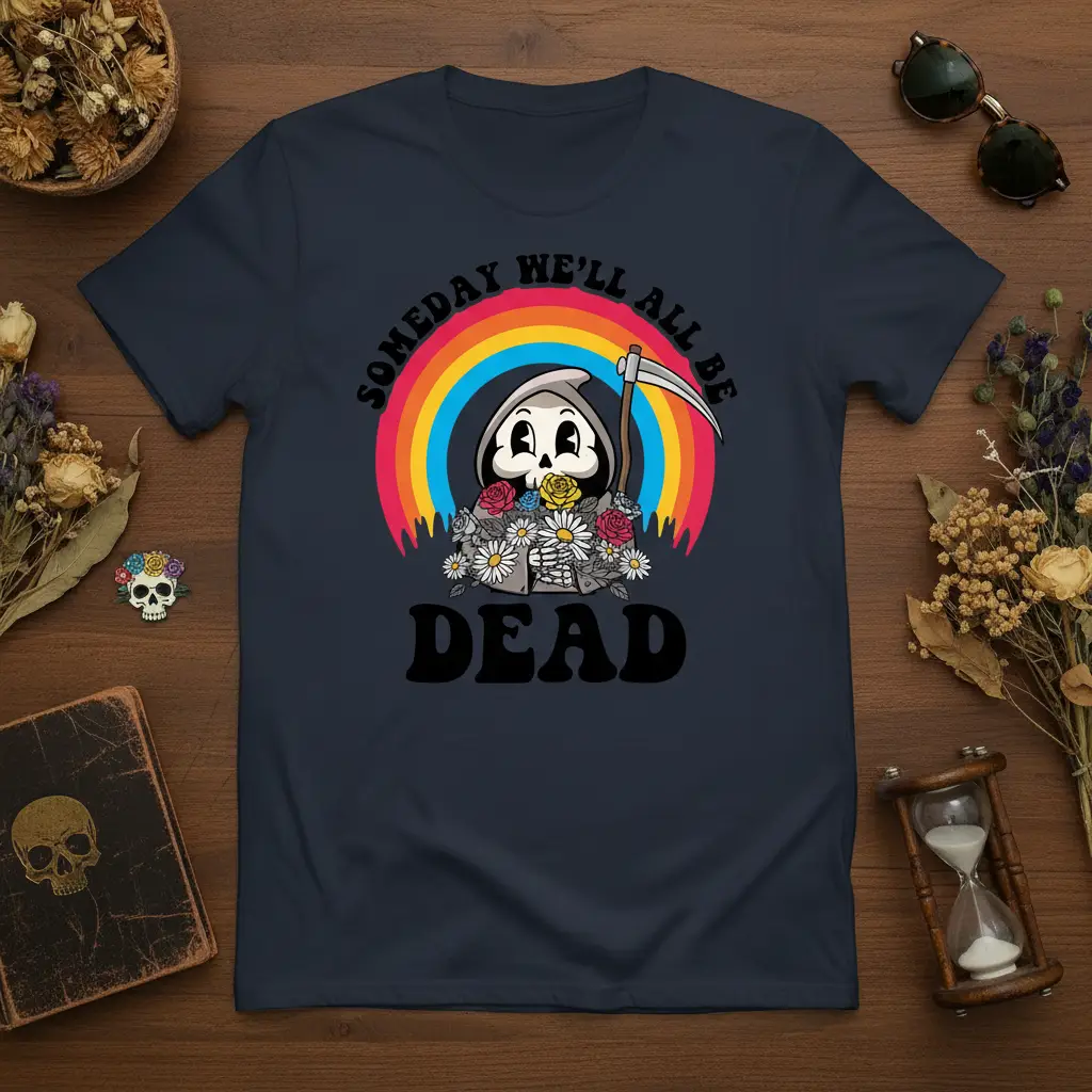 Someday We’ll All Be Dead T-Shirt Funny Grim Reaper Gift