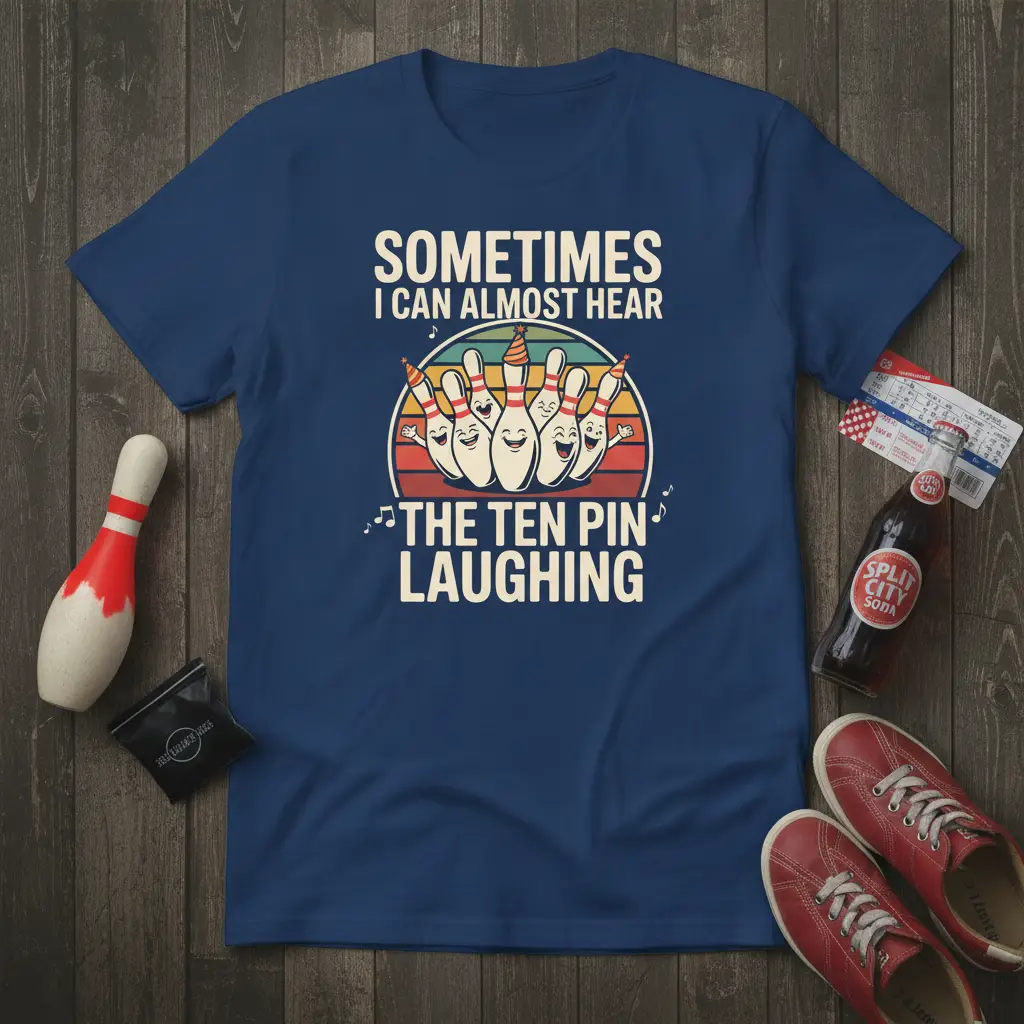 Sometimes I Can Almost Hear the Ten Pin Laughing T-Shirt