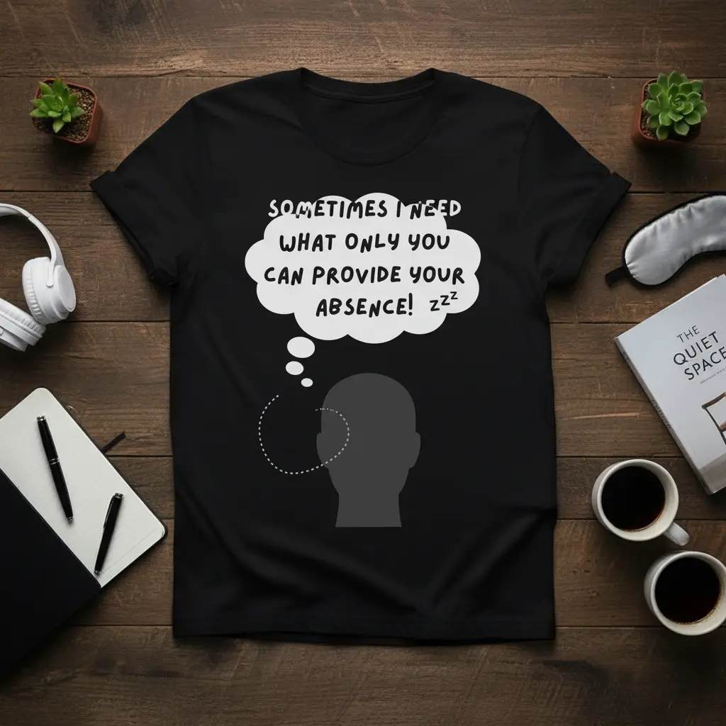 Sometimes I Need What Only You Can Provide Your Absence Zzz Tee