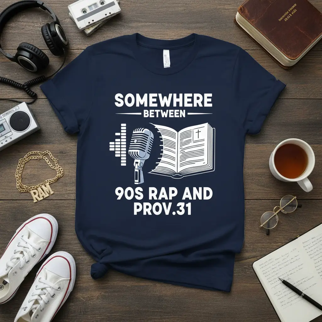 Somewhere Between 90s Rap and Prov.31 T-Shirt