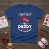 Sorry Boys My Daddy Is My Valentine T-Shirt with a cute spider holding a heart, designed for kids