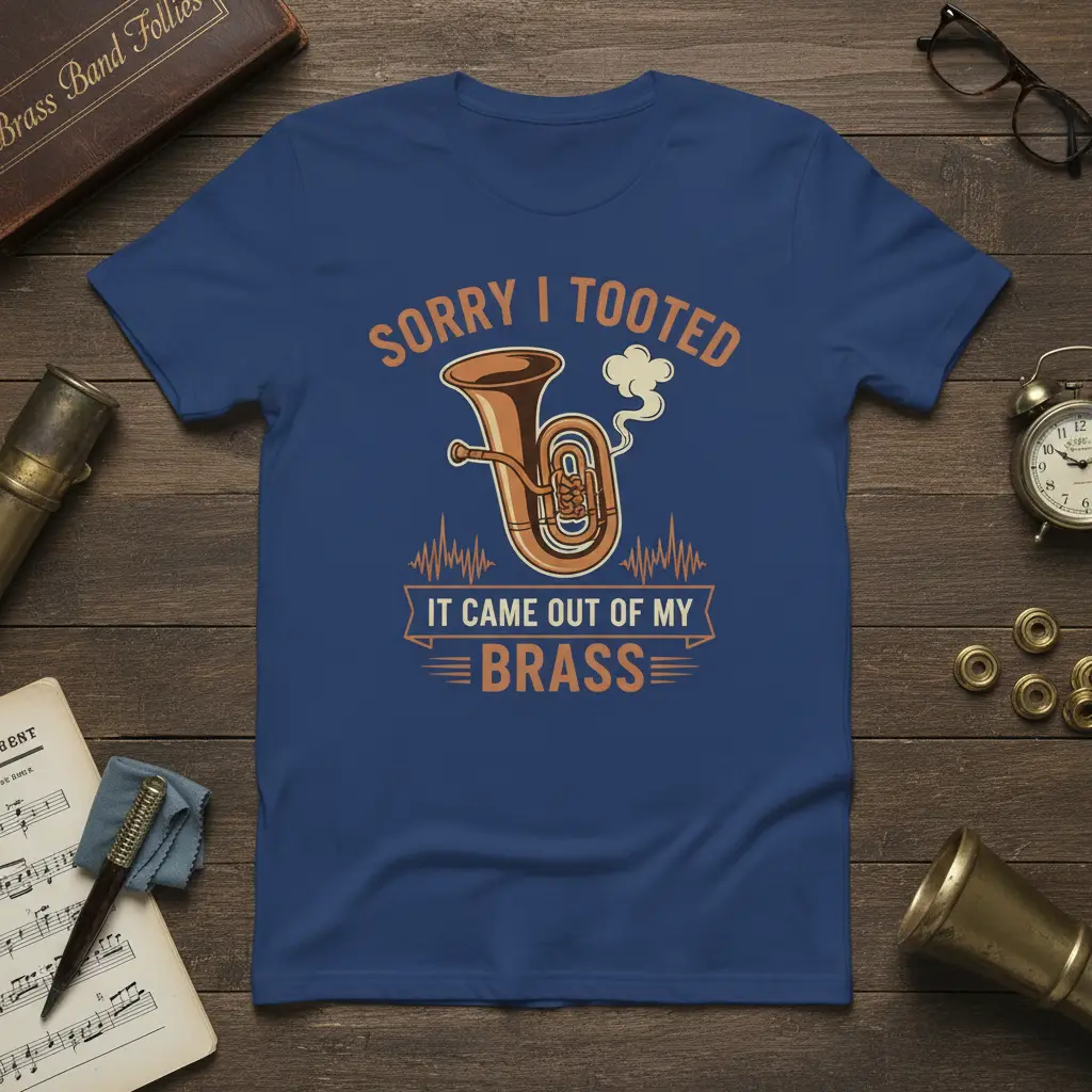 Sorry I Tooted It Came Out of My Brass T-Shirt