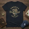 South Bend Indiana retro city t-shirt with AMERICA text and EST 1865 detail