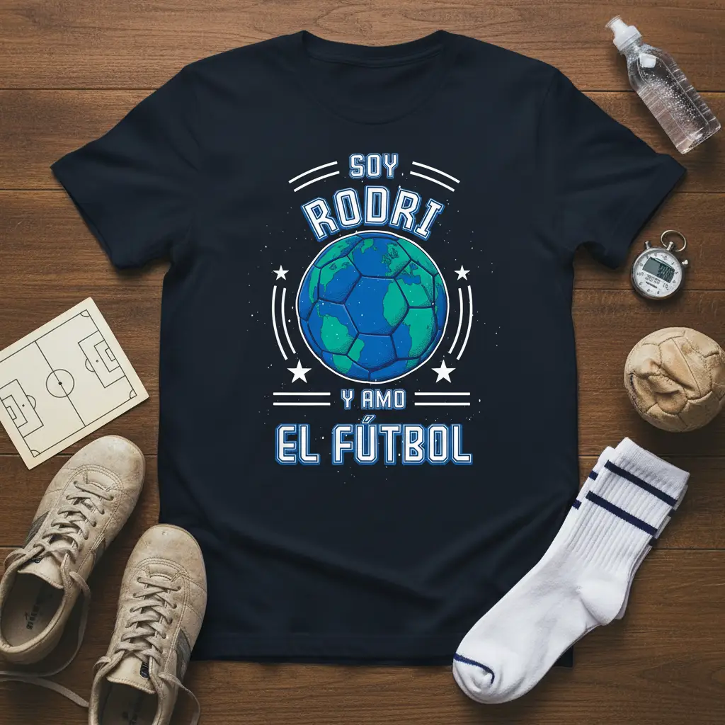 Soy Rodri Y Amo El Fútbol T-Shirt Soccer Lover Gift