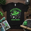 Space Cat Adventures Mission Pawsible t-shirt design with a cat in a spaceship