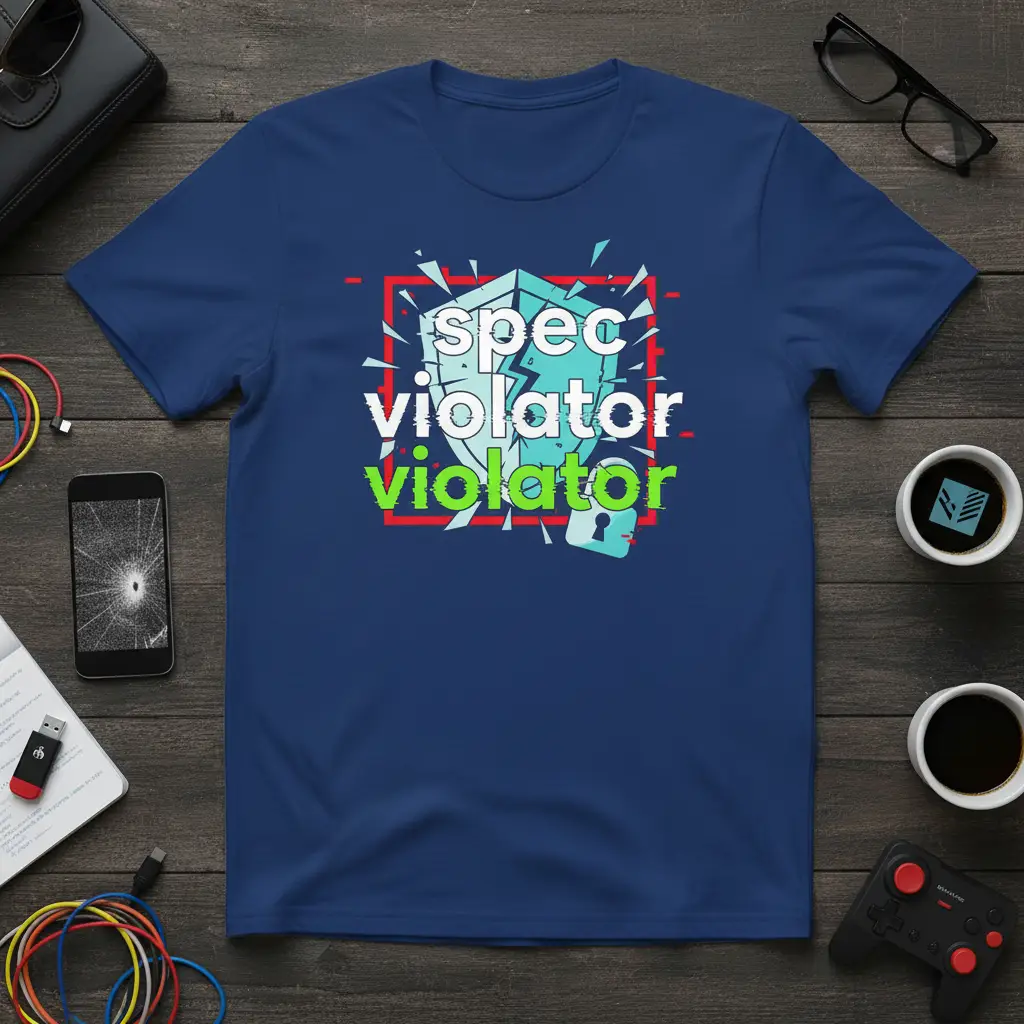 Spec Violator Violator T-Shirt Funny Gamer Gift for Tech Lovers