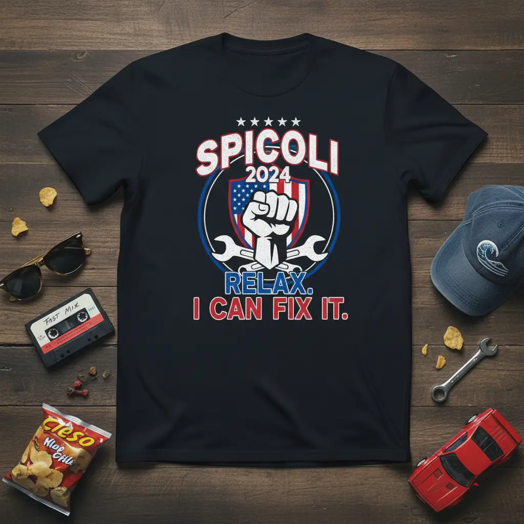 Spicoli 2024 Relax I Can Fix It T-Shirt Election Funny