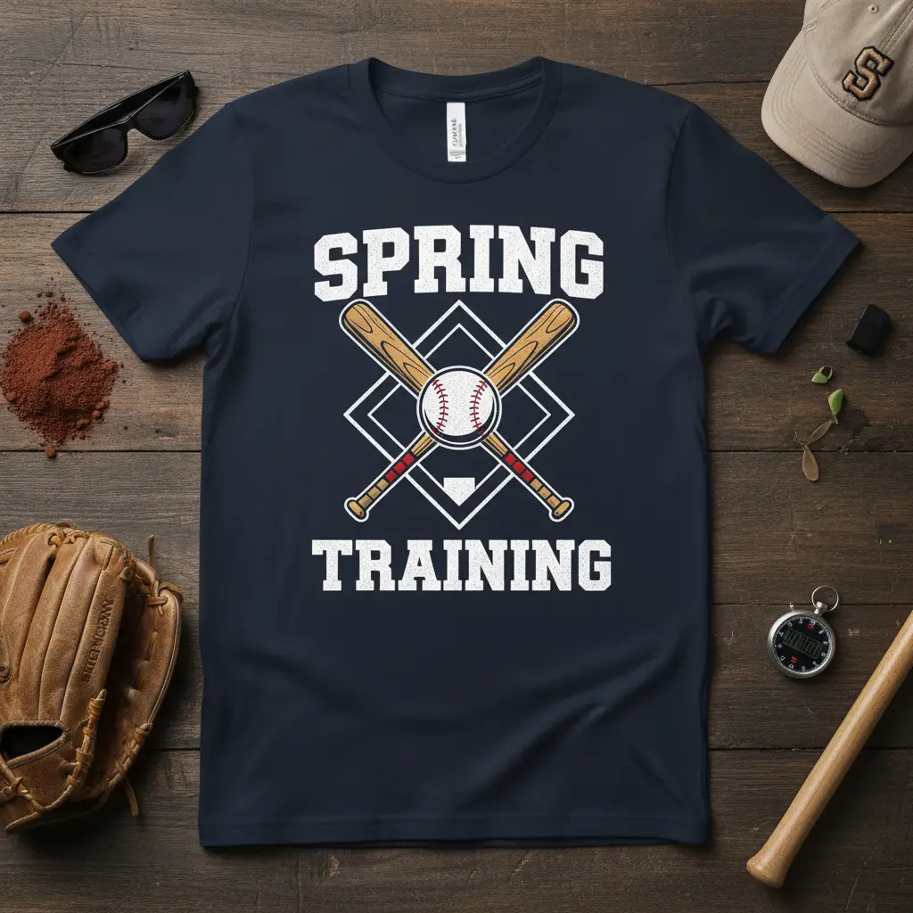 Spring Training Baseball T-Shirt for Players & Fans