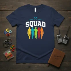 Squad Goals unique graphic design printed on comfortable cotton t-shirt