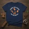 Squirrel Yoga Academy Find Your Inner Nut t-shirt design featuring squirrels in yoga poses