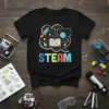 STEAM Education T-Shirt eye-catching graphic design printed on comfortable cotton t-shirt