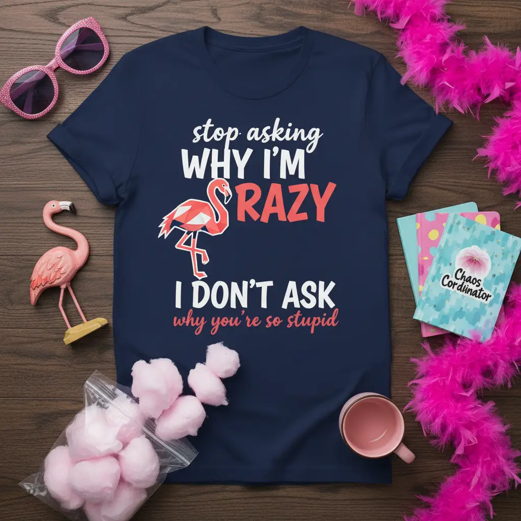 Stop Asking Why I’m Razy I Don’t Ask Tee