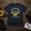 Stop Worrying Start Lifting motivational gym t-shirt with barbell graphic and muscular arm