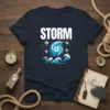 STORM T-SHIRT stylish graphic design printed on comfortable cotton t-shirt
