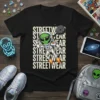 Streetwear Alien Astronaut detailed graphic design printed on comfortable cotton t-shirt